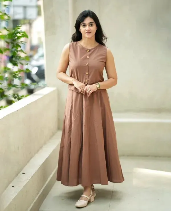 Brown_Cotton_Premium_Co-Ord_Set_For_Women