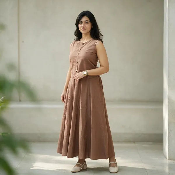 Brown_Cotton_Premium_Co-Ord_Set_For_Women