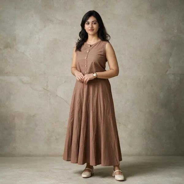 Brown_Cotton_Premium_Co-Ord_Set_For_Women
