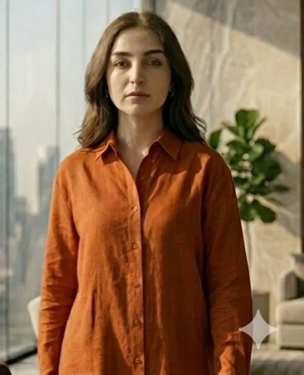 Rust_Orange_Cotton_Premium_Co-Ord_Set_For_Women