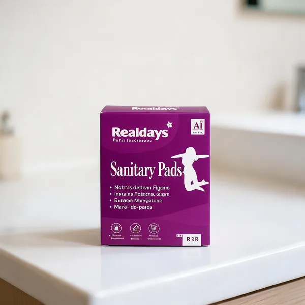 Realdays_Sanitary_Pads_Premium_Cotton_Feel_4_Boxes