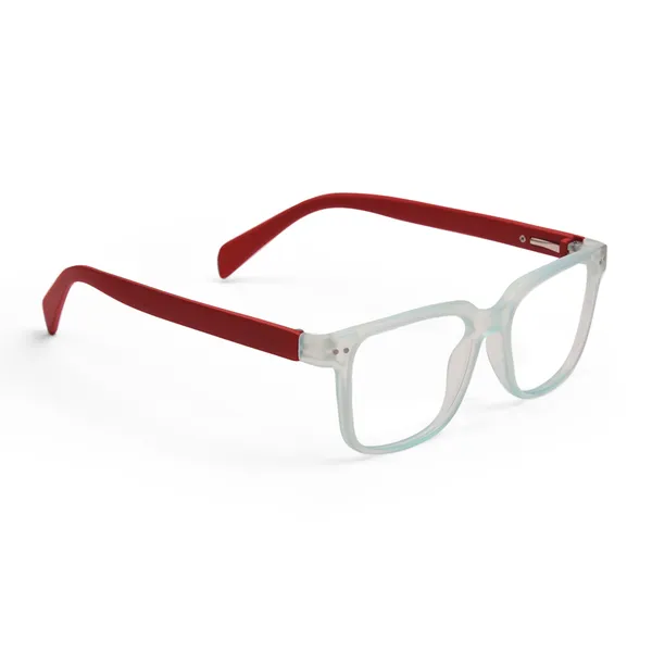 Optify_White_Red_Tr90_Rectangle_Full_Rim_Unisex_Specs