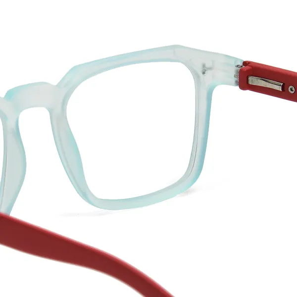 Optify_White_Red_Tr90_Square_Full_Rim_Unisex_Specs