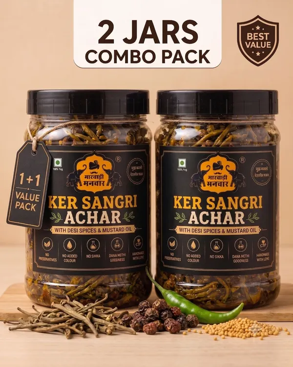 Ker_sangri_achar_combo