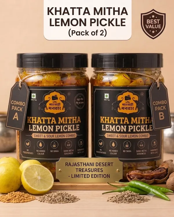 Khatta_meetha_lemon_pickle_combo