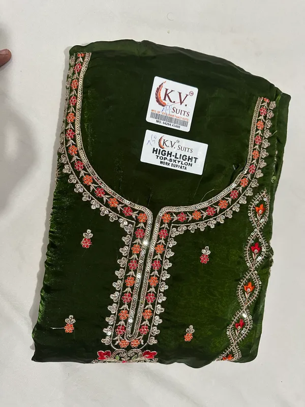 Green_Premium_Jacquard_Unstitched_Suit_Set_For_Women