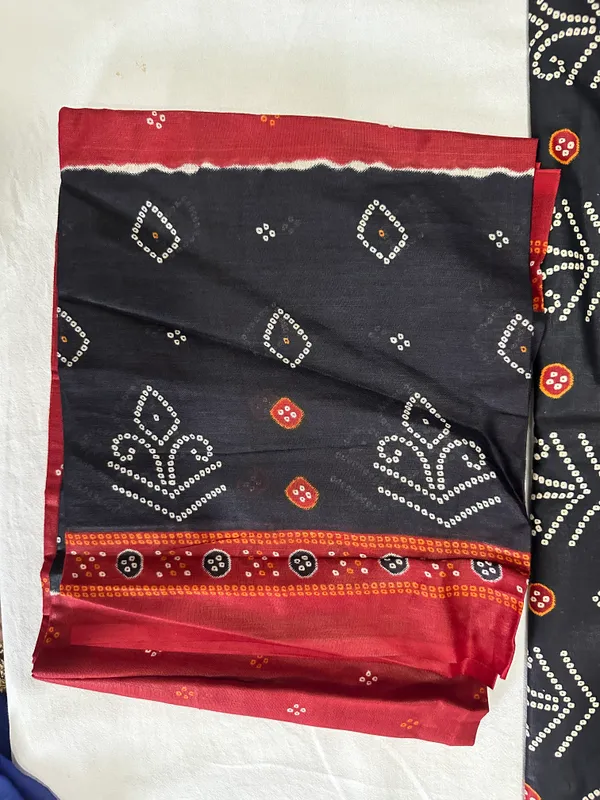 Black_And_Red_Premium_Cotton_Unstitched_Suit_Set_For_Women