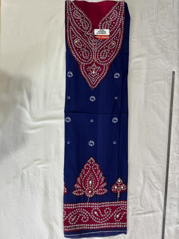 Navy_Blue_Premium_Cotton_Unstitched_Suit_Set_For_Women