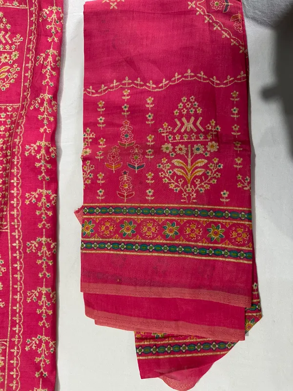 Maroon_Premium_Silk_Unstitched_Suit_Set_For_Women