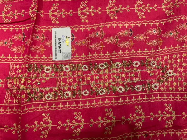 Maroon_Premium_Silk_Unstitched_Suit_Set_For_Women