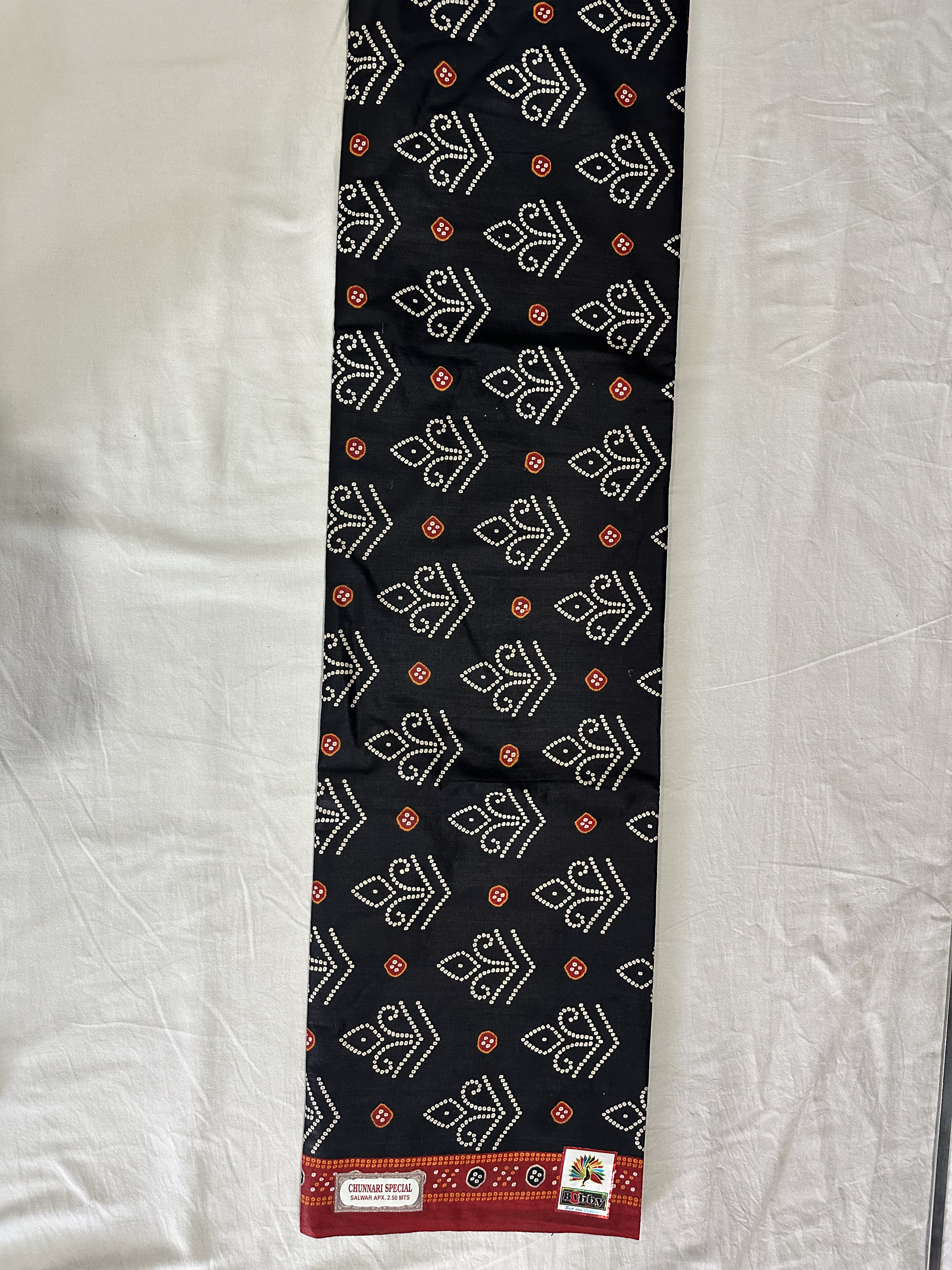 Black_And_Red_Premium_Cotton_Unstitched_Suit_Set_For_Women