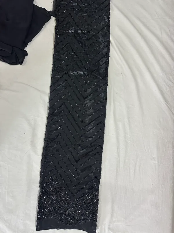 Black_Premium_Silk_Unstitched_Suit_Set_For_Women