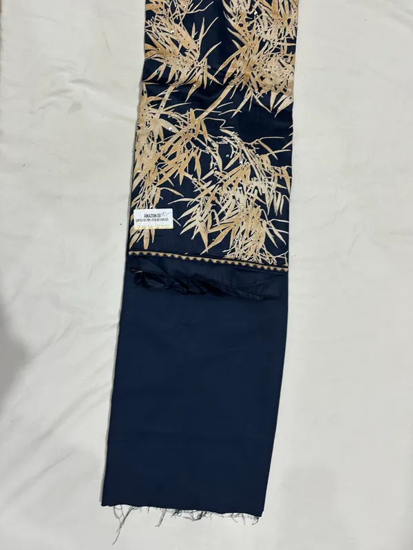 Navy_Blue_Premium_Jam_Silk_Unstitched_Suit_Set_For_Women