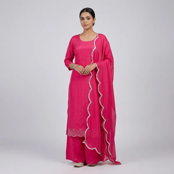 Pink_Premium_Crepe_Silk_Unstitched_Suit_Set_For_Women