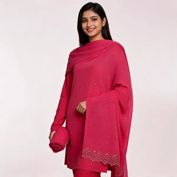 Pink_Premium_Crepe_Silk_Unstitched_Suit_Set_For_Women
