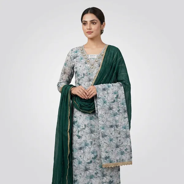 Grey_And_Green_Premium_Burberry_Unstitched_Suit_Set_For_Women
