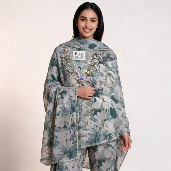 Grey_And_Green_Premium_Burberry_Unstitched_Suit_Set_For_Women