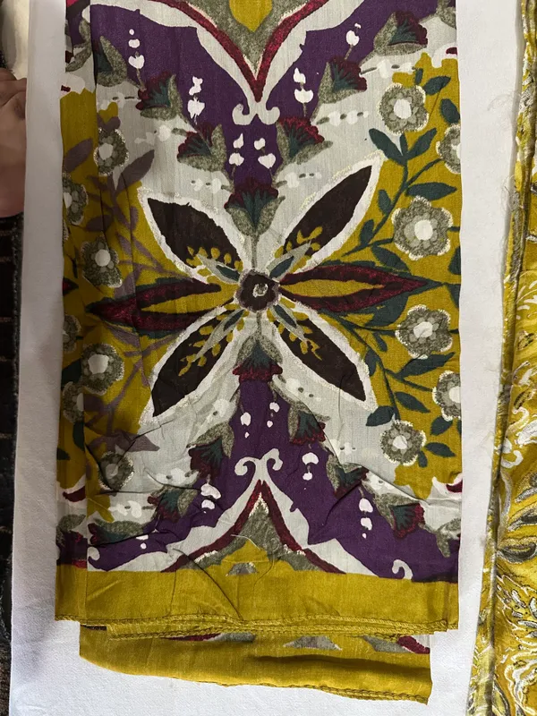 Mustard_Gold_Premium_Silk_Unstitched_Suit_Set_For_Women