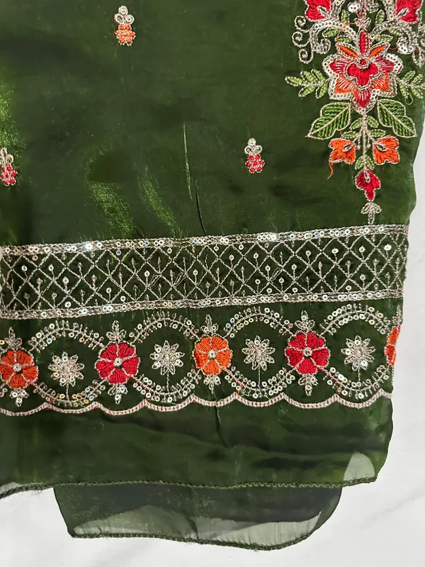 Green_Premium_Jacquard_Unstitched_Suit_Set_For_Women