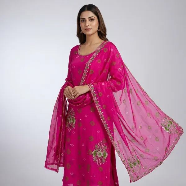 Pink_Premium_Roman_Silk_Unstitched_Suit_Set_For_Women