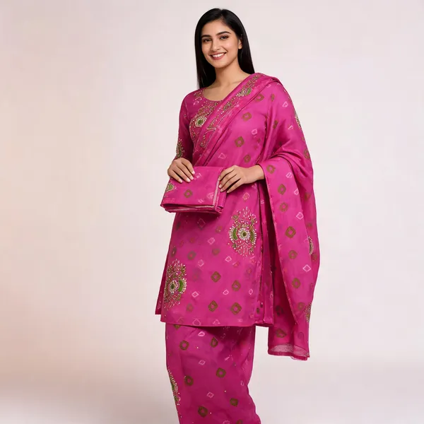 Pink_Premium_Roman_Silk_Unstitched_Suit_Set_For_Women