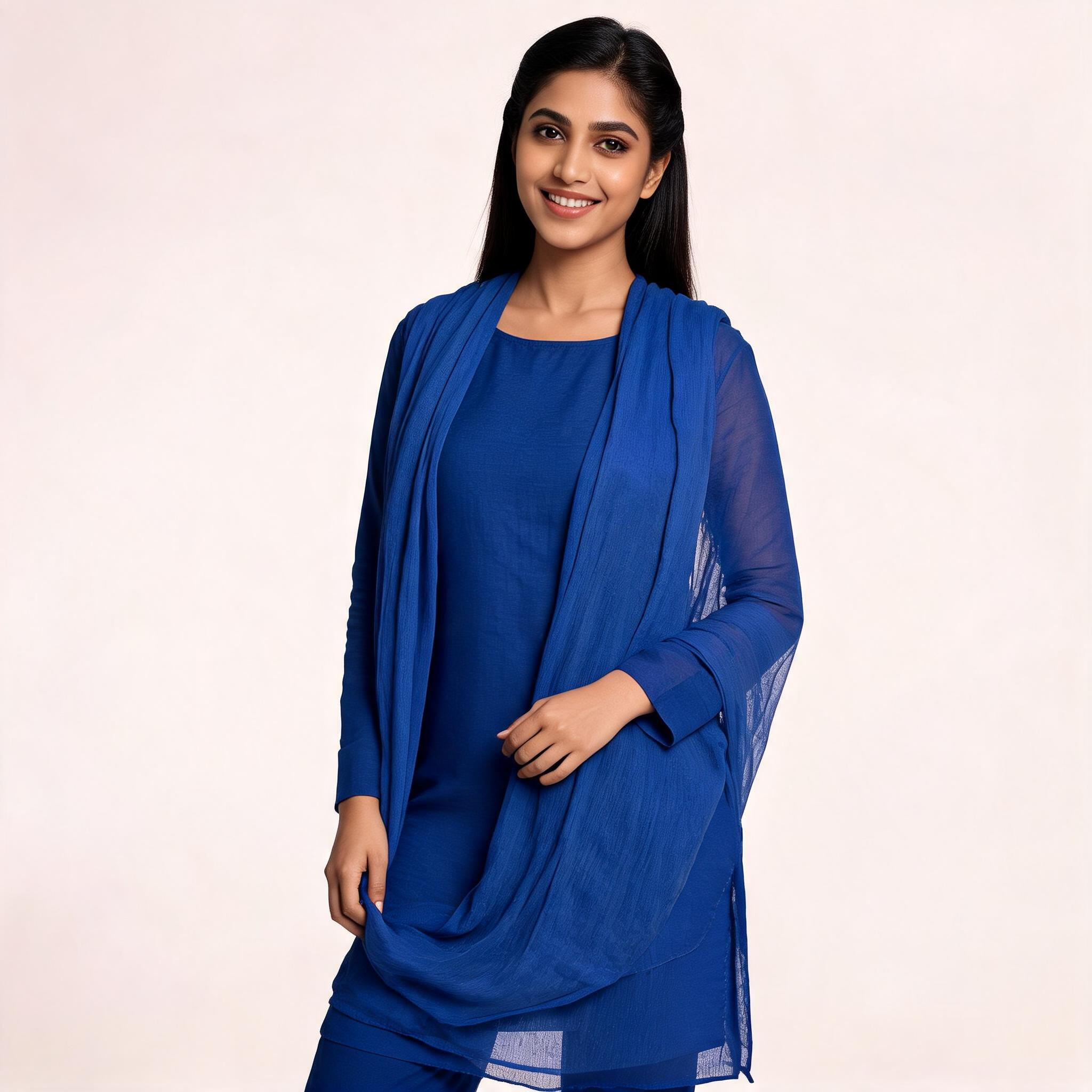 Navy_Blue_Premium_Cotton_Unstitched_Suit_Set_For_Women