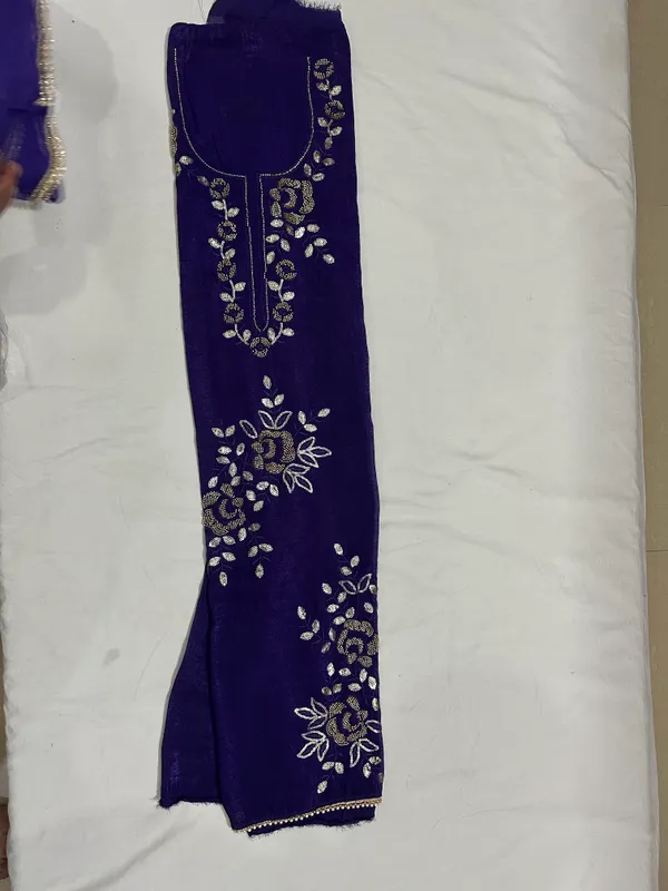 Navy_Blue_Premium_Organza_Unstitched_Suit_Set_For_Women