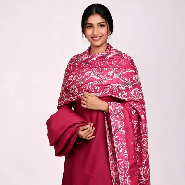 Pink_Premium_Silk_Unstitched_Suit_Set_For_Women