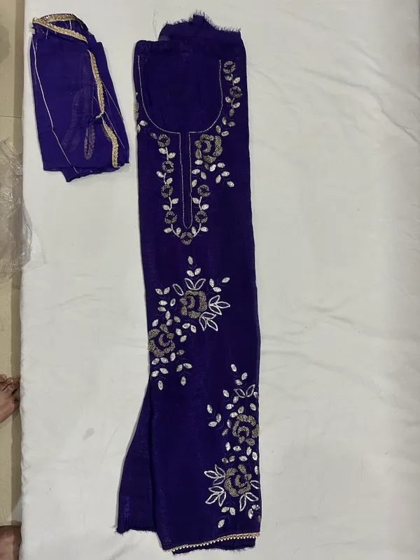 Navy_Blue_Premium_Organza_Unstitched_Suit_Set_For_Women