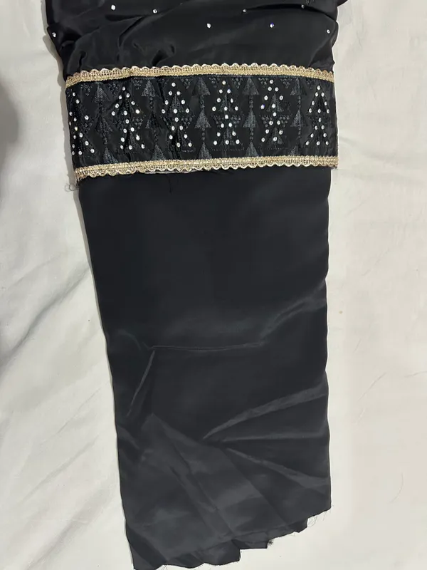 Black_Premium_Crepe_Silk_Unstitched_Suit_Set_For_Women