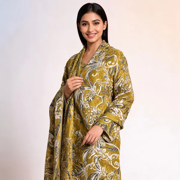Mustard_Gold_Premium_Silk_Unstitched_Suit_Set_For_Women