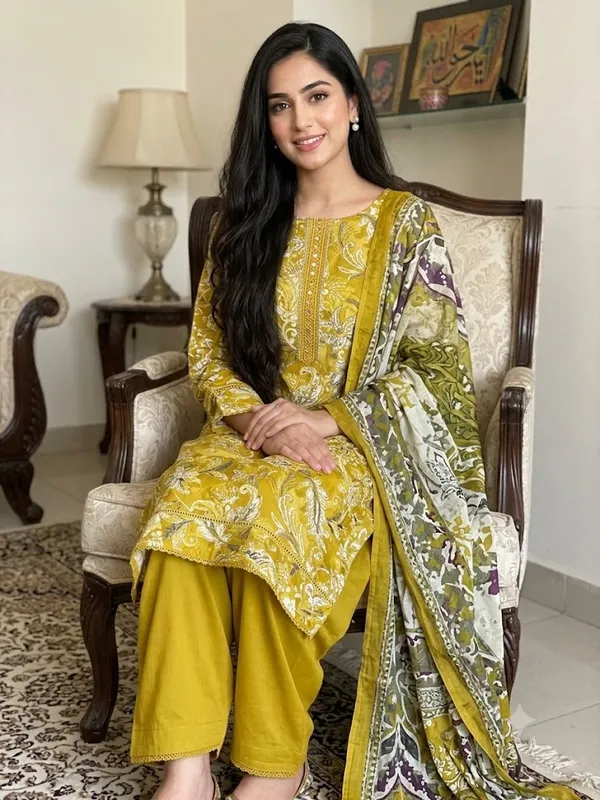 Mustard_Yellow_Premium_Silk_Unstitched_Suit_Set_For_Women
