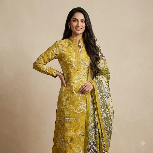 Mustard_Yellow_Premium_Silk_Unstitched_Suit_Set_For_Women
