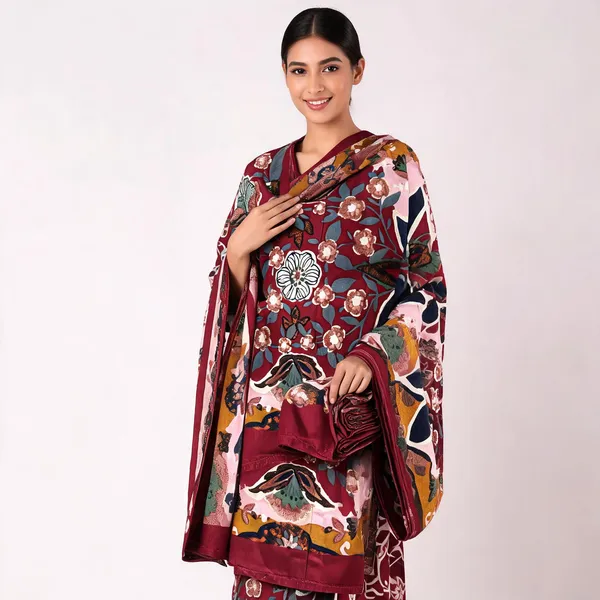 Multicolor_Premium_Cotton_Unstitched_Suit_Set_For_Women