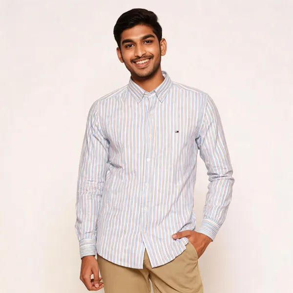 Multicolor_Striped_Regular_Fit_Shirt_For_Men