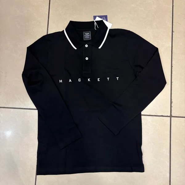 Black_Long_Sleeve_Polo_Shirt_For_Men