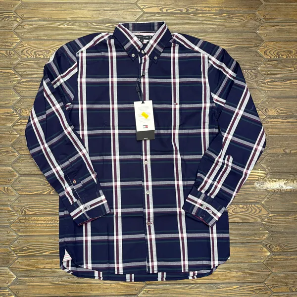 Navy_Checkered_Casual_Shirt_For_Men