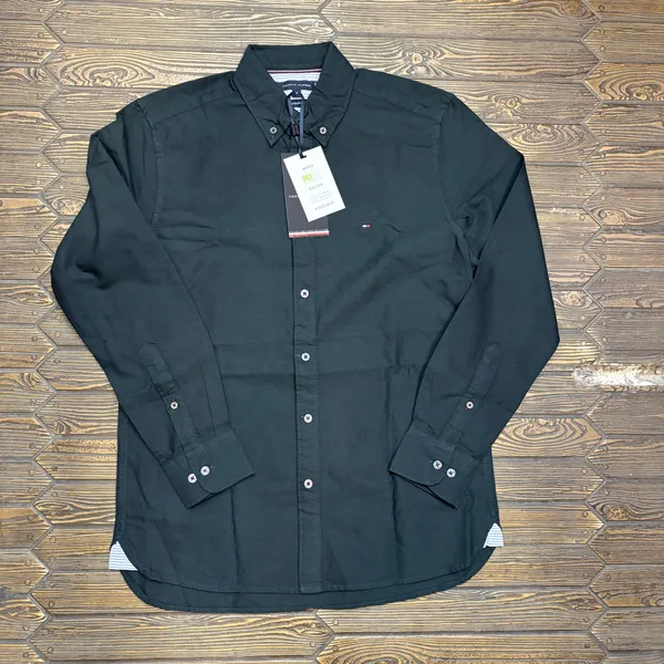Bottle_Green_Casual_Button_Down_Shirt_For_Men