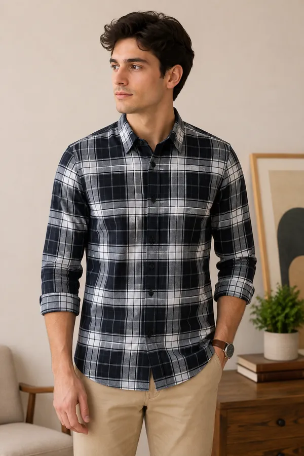 Blue_Button_Down_Casual_Shirt_For_Men