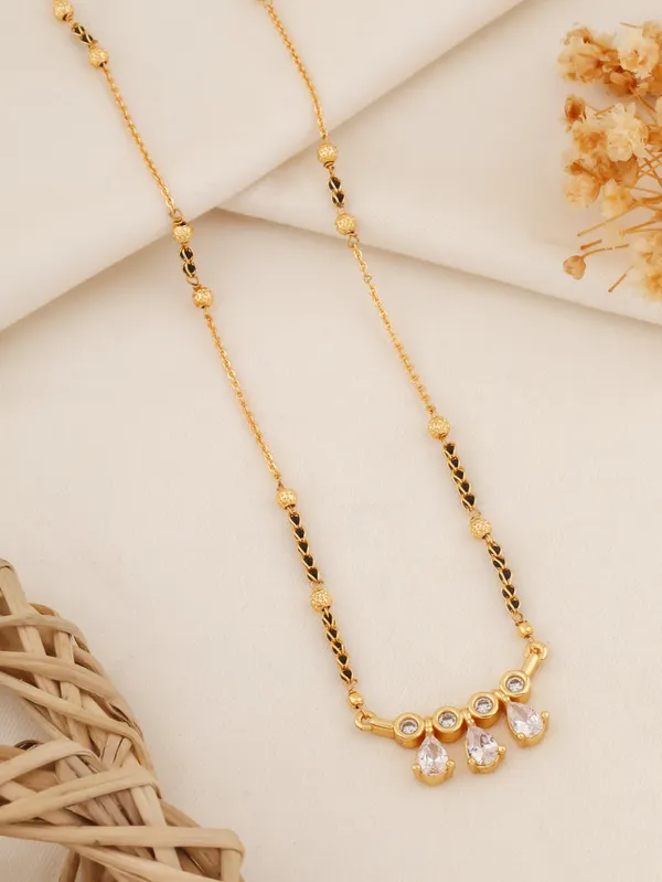 Gold_Brass_Alloy_18K_Tone_Plated_Mangalsutra_For_Women