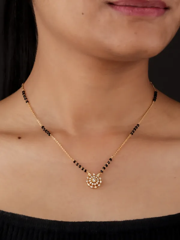 Gold_Brass_Alloy_18K_Tone_Plated_Mangalsutra_For_Women