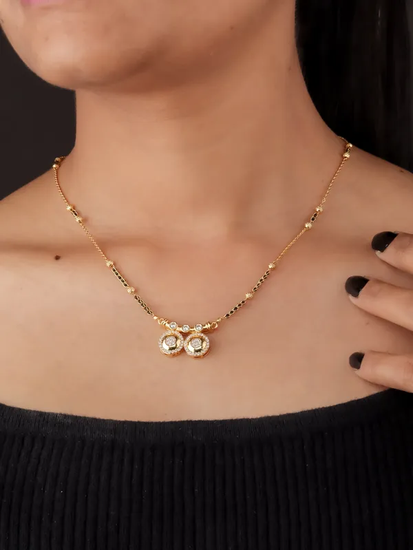 Gold_Brass_Alloy_18K_Tone_Plated_Mangalsutra_For_Women
