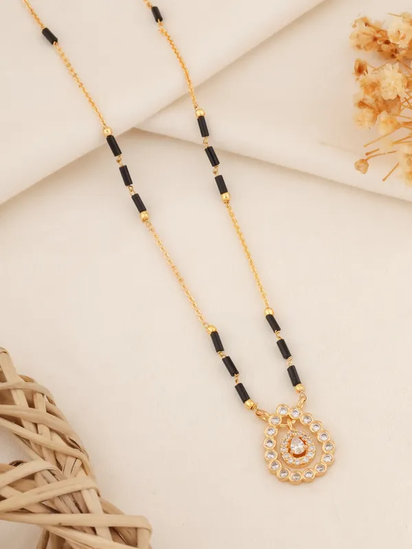Gold_Brass_Alloy_18K_Tone_Plated_Mangalsutra_For_Women