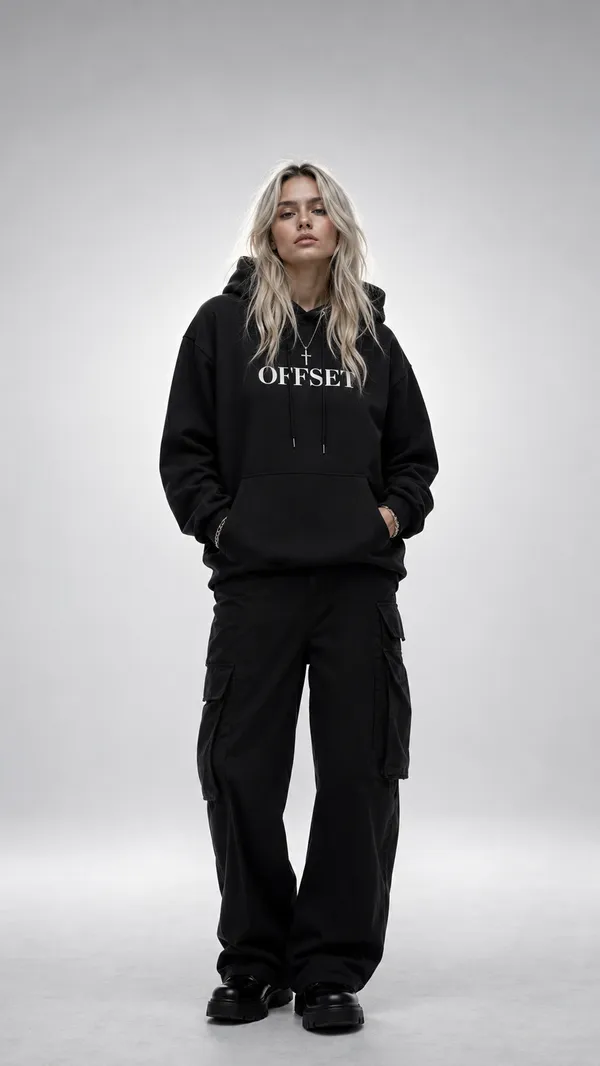 Black_90%Cotton_10%_Poly_Oversized_Hoodie_For_Women