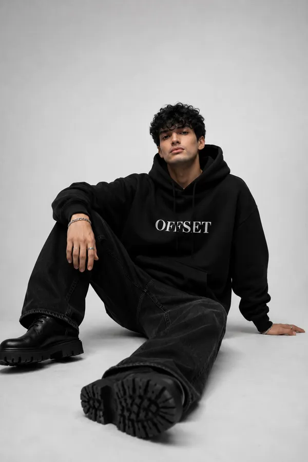 Black_90%Cotton_10%_Poly_Oversized_Hoodie_For_Women