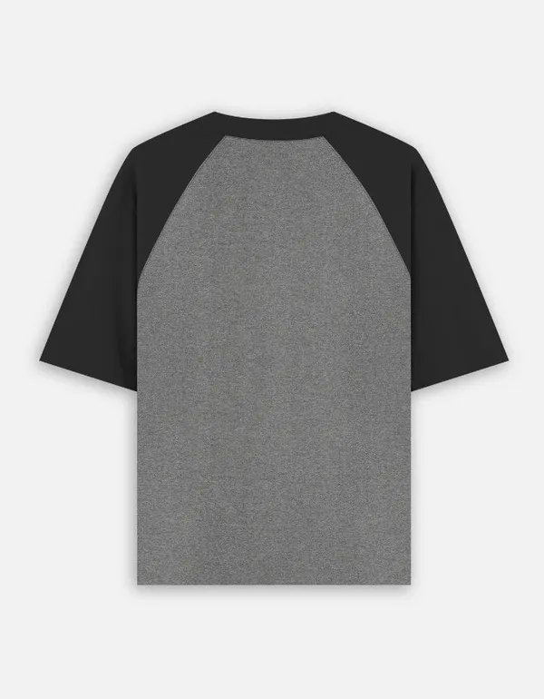 Grey_And_Black_Cotton_Raglan_T-Shirt_For_Men