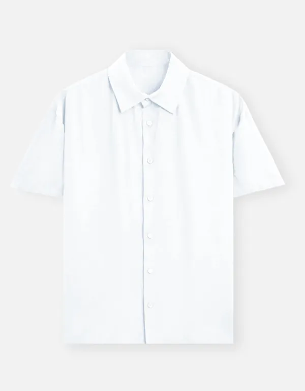 White_90%Cotton_10%_Poly_Oversized_Shirt_For_Men