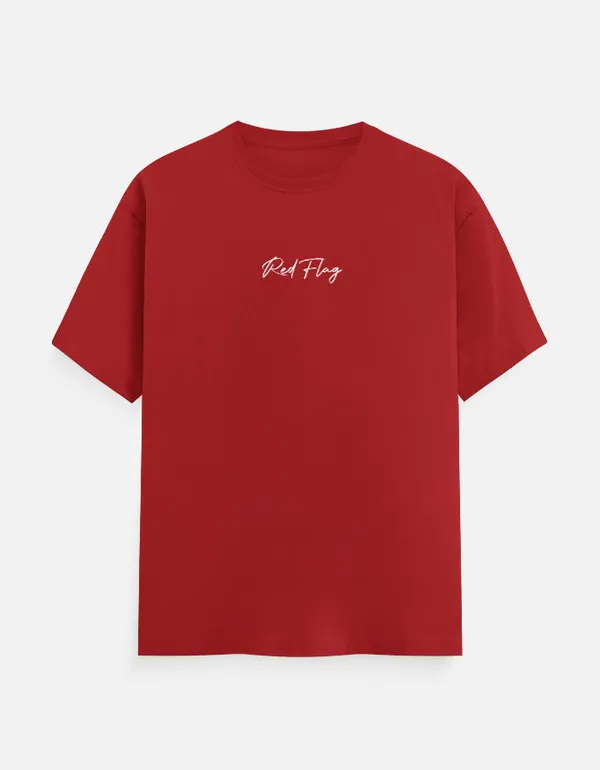 Red_Cotton_Regular_T-Shirt_For_Unisex