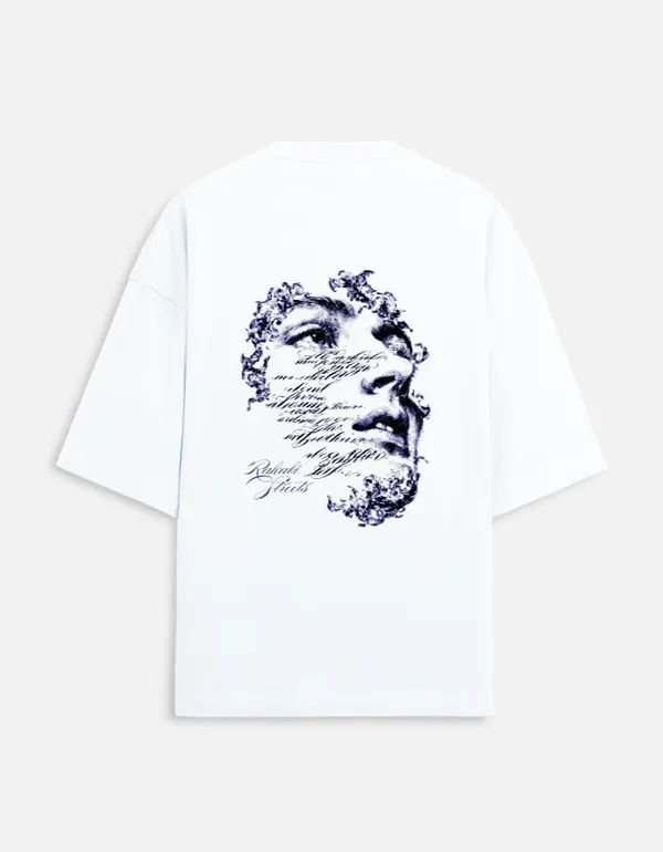 White_90%Cotton_10%_Poly_Oversized_T-Shirt_For_Unisex