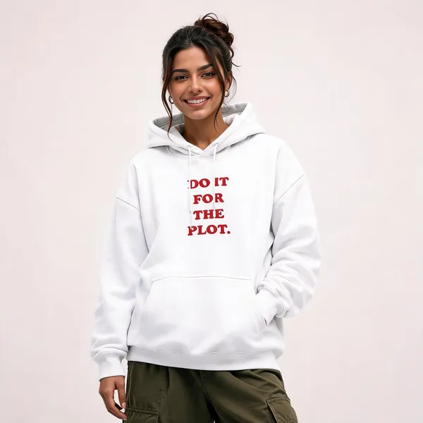 White_90%Cotton_10%_Poly_Oversized_Hoodie_For_Women
